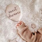 Houten ballon met de tekst Sweet Dreams, Kinderen en Baby's, Kraamcadeaus en Geboorteborden, Verzenden, Nieuw, Kraamcadeau