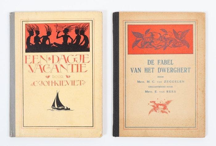 C. Joh. Kieviet - Een dagje vacantie - 1915, Antiek en Kunst, Antiek | Boeken en Bijbels