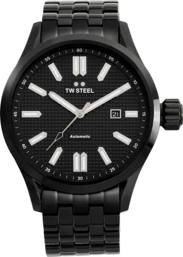 TW Steel VB12 Volante Bracelet automatisch horloge, Overige merken, Staal, Verzenden, Polshorloge
