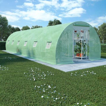 vidaXL Kas 27 m² 900x300x200 cm, Verzenden, Nieuw
