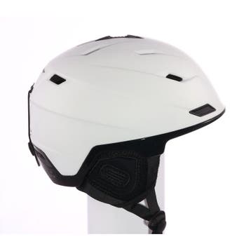 57 58 skihelm/snowboardhelm SLOKKER TRIAL, White/black, vers, Verzenden, Gebruikt