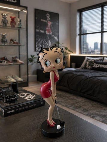 Figuur - ***BETTY BOOP on RETRO VESTA***– Pop-Art, Antiek en Kunst