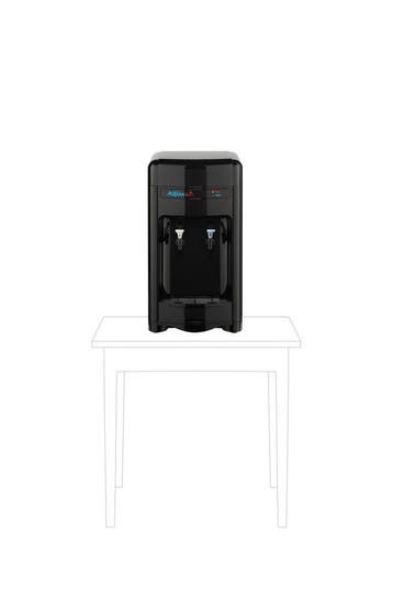 Amazone tafelmodel waterleidingkoeler Koud-Ongekoeld Black, Nieuw, Waterkoeler