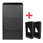 Pakketbrievenbus met onderstel - statief | XXXL | Zwart, Verzenden, Nieuw