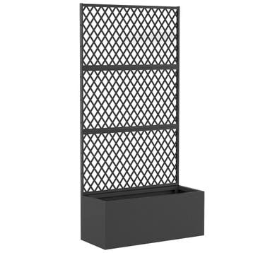 Metalen Verhoogd Bed Met Trellis, Plantenbak Voor Buiten Met, Verzenden