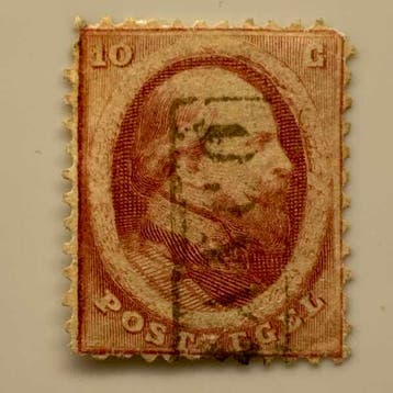 Koning Willem III [N.V.P.H. nr. 0005], Ophalen of Verzenden, Gestempeld
