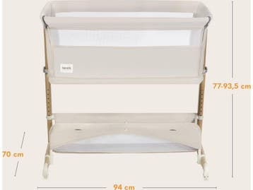 Lionelo Thomi Plus 5in1 - Meegroeibed Co Sleeper Babybed, Verzenden, Nieuw