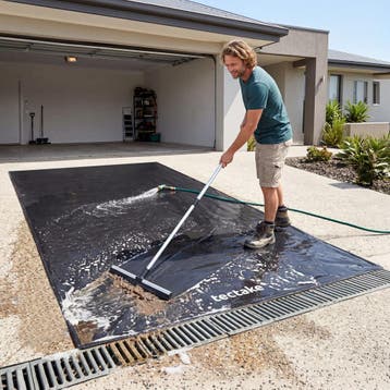 Garagevloermat, antislip, waterdicht, met vloerwisser, Verzenden, Nieuw