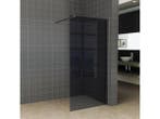 Veiling - Inloopdouche / Douchewand - 120x200 - Mat Zwart, Doe-het-zelf en Verbouw, Sanitair, Nieuw