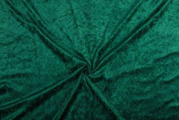 Groen velours > Donkergroen, Hobby en Vrije tijd, Stoffen en Lappen, 120 cm of meer, Ophalen of Verzenden, Polyester, Groen