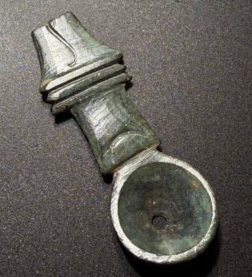 Oud-Romeins Brons Bovenste Deel van een Medisch Instrument -
