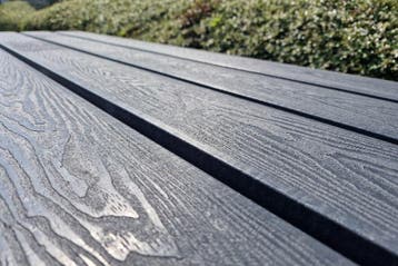 Rockwood® Picknicktafel Woodblend Antraciet - Zwaar, Tuin en Terras, Picknicktafels, Ophalen of Verzenden, Nieuw, Rechthoekig