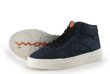 Santoni Hoge sneakers in maat 42 Blauw, Kleding | Heren, Schoenen, Santoni, Verzenden, Blauw, Sneakers of Gympen