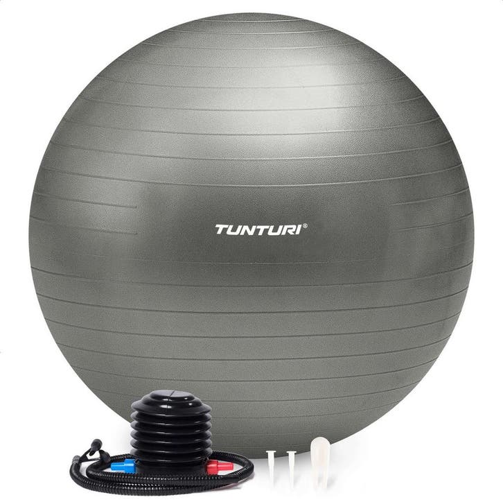 Tunturi Anti Burst Fitness bal met Pomp - Yoga bal 55 cm -, Sport en Fitness, Fitnessmaterialen, Nieuw, Ophalen of Verzenden