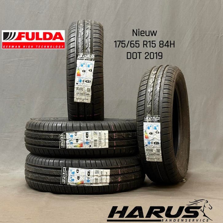 175/65/15 84H Fulda zomerbanden nieuw 4X GRATIS MONTAGE, Auto-onderdelen, Banden en Velgen, 15 inch, Erkend duurzaam, Zomerbanden