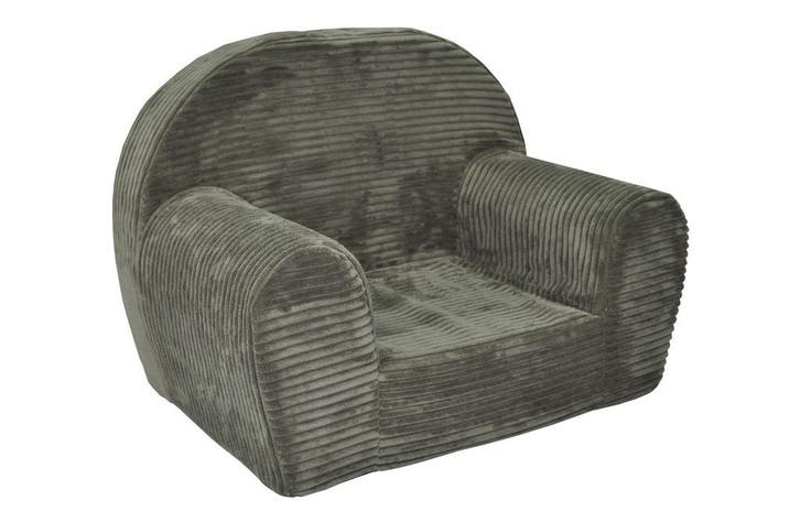 Kinderfauteuil Lincoln Olijfgroen | Retourdeal 53% Korting, Kinderen en Baby's, Kinderkamer | Tafels en Stoelen, Gebruikt, Stoel(en)