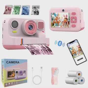 Direct Print Kinder Camera - 1080P FHD Digitale Camera met S, Verzenden, Nieuw