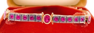 Zonder minimumprijs - Armband - 9 kt. Roségoud, Zilver, Nieuw