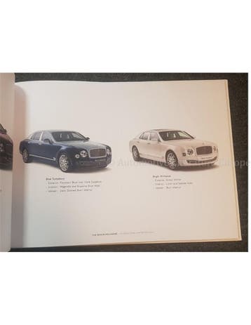 2015 BENTLEY MULSANNE BIRKIN HARDCOVER BROCHURE ENGELS, Nieuw, Author
