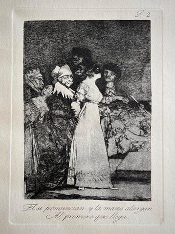 Francisco De Goya (1746-1828) - Los Caprichos - El sí
