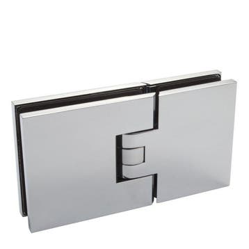Douchedeurscharnier Flamea glas/glas 180° - RVS, Ophalen of Verzenden, Nieuw
