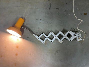SIS - Schaarlamp - Type 107 - Metaal