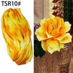 Nylon multitone voor het maken van bloemen geel oranje, Ophalen of Verzenden, Nieuw