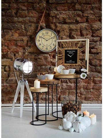 2dekans | Staande vloerlamp statief Boomi industrieel retro, Ophalen of Verzenden, Zo goed als nieuw