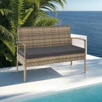 Wicker zitgroep Sparta 3+1 - natuur, Verzenden, Nieuw