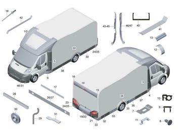 Diverse Knaus & Weinsberg camper onderdelen op voorraad!, Ophalen of Verzenden, Zo goed als nieuw