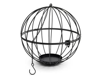 Metalen Frame Draadbal Globe Openklapbaar Zwart 30 cm, Ophalen of Verzenden, Nieuw