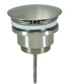 Luxe vaste afvoerplug 5/4 niet afsluitbaar, RVS-look -, Ophalen of Verzenden, Nieuw, Rvs, Wastafel