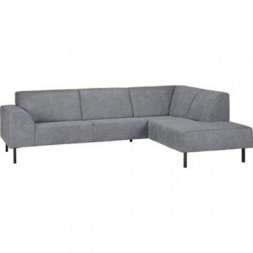 Hoekbank Maastricht - hoekbanken - Zilver, Nieuw, 150 cm of meer, Stof, 250 tot 300 cm