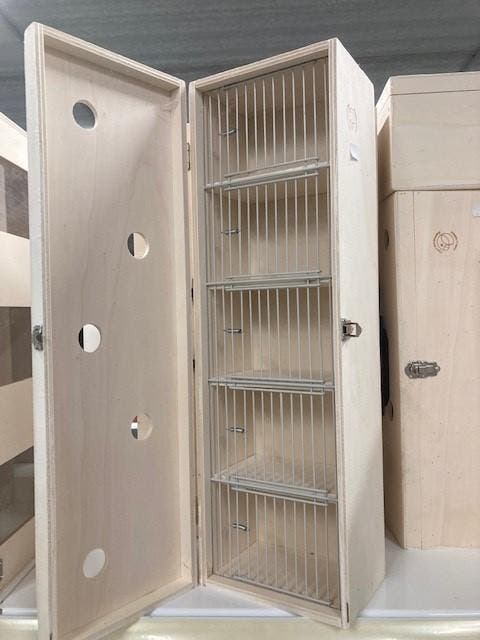 Transportkooi met deksel 5 vakken smal, Dieren en Toebehoren, Vogels | Hokken en Kooien, Nieuw, Ophalen of Verzenden