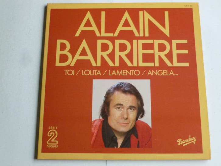 Alain Barriere (2 LP) Barclay 9604950, Cd's en Dvd's, Vinyl | Pop, Zo goed als nieuw, Ophalen of Verzenden