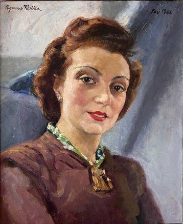 Raymond Tellier - Retrato de una dama