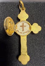 Relikwie - Gouden brons - 1800-1850 - Pectorale kruis