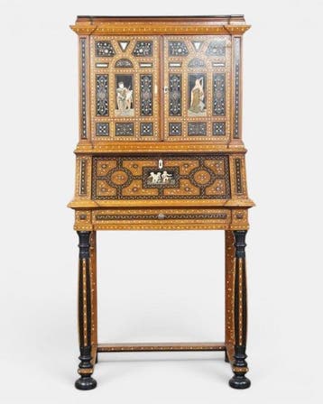 Secrétaire - Hout - Italiaanse secretaire