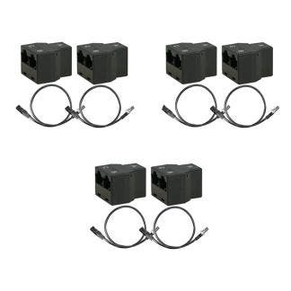 RJ45 koppelstuk | Cat5e U/UTP | 3 stuks (Ziggo geschikt), Computers en Software, Pc- en Netwerkkabels, Nieuw, Verzenden