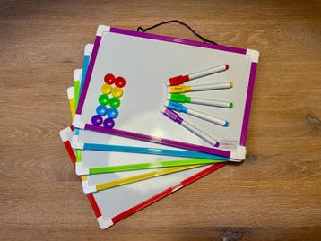 Wisbordje magnetisch (5 st.) incl. stift en magneten, Kinderen en Baby's, Speelgoed | Educatief en Creatief, Ophalen of Verzenden