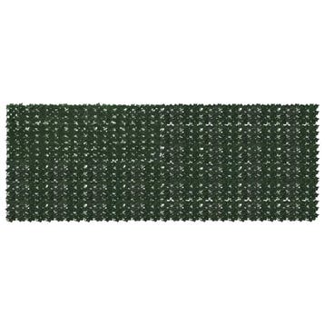 vidaXL Balkonscherm met bladeren Donkergroen 400 x 150 cm, Verzenden, Nieuw