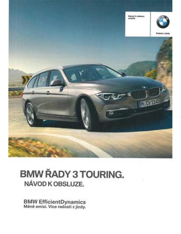 2016 BMW 3 SERIE TOURING INSTRUCTIEBOEKJE TSJECHISCH