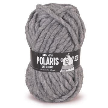 DROPS Polaris Uni Colour - 04 grijs - Wol Garen, Ophalen of Verzenden, Nieuw