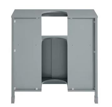 Compact Badkamermeubel Onder Wastafel – Grijs, Verzenden, Nieuw