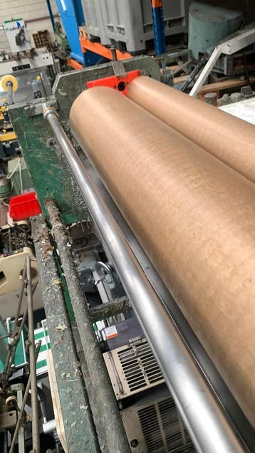Essor industriële aanlijmmachine / lijmwals 800 mm, Ophalen