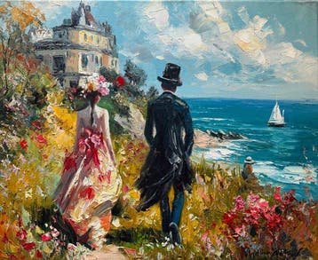 Vladimir Petrov (1945) - Promenade en bord de mer