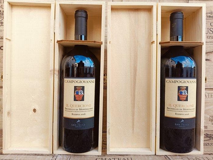 2006 Il Quercione - Brunello di Montalcino Riserva, DOCG - 2, Verzamelen, Wijnen