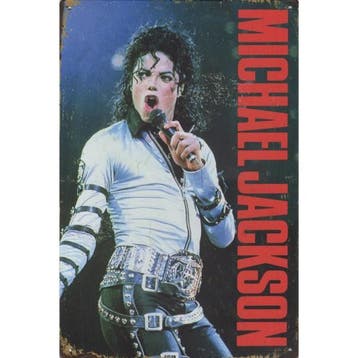 Concert Bord - Michael Jackson On Tour, Ophalen of Verzenden, Nieuw, Poster, Artwork of Schilderij