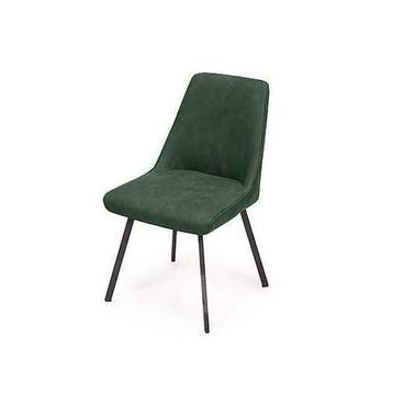 Eetkamerstoel Medemblik - eetkamerstoelen - Groen, Nieuw, Stof