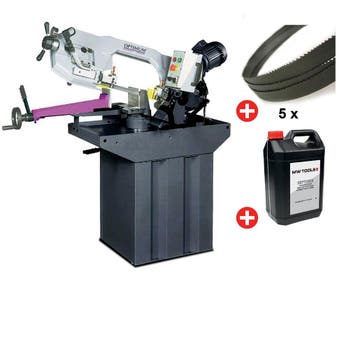 Metaalbandzaag 0-60° zaagcapaciteit rond 225 mm 1,5 kW 230V, Doe-het-zelf en Verbouw, Gereedschap | Zaagmachines, Ophalen of Verzenden